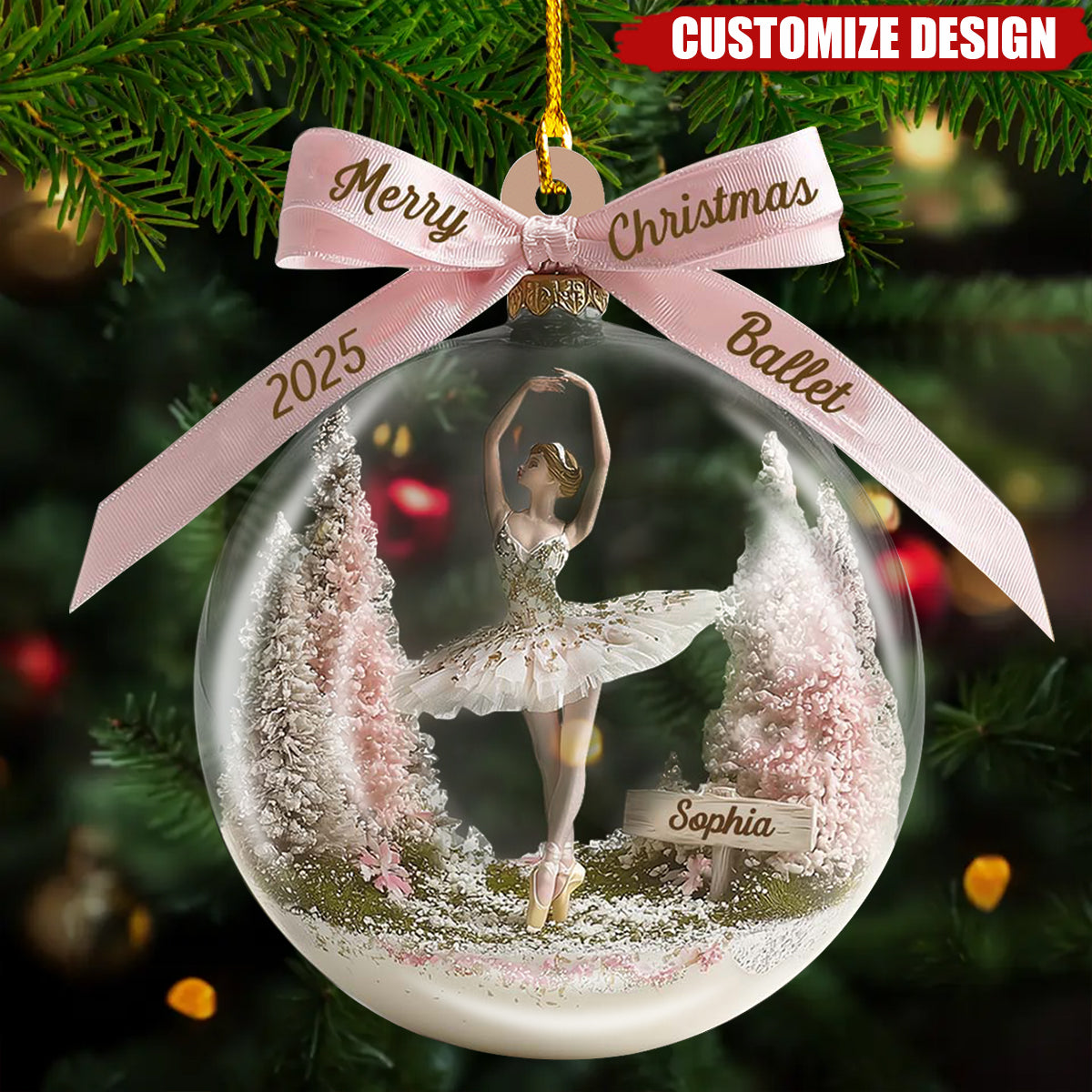 Awesome Ballet - Personalized Ballet Ornament