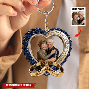 Personalized Upload Image Keychain-Gift For Couple/Family