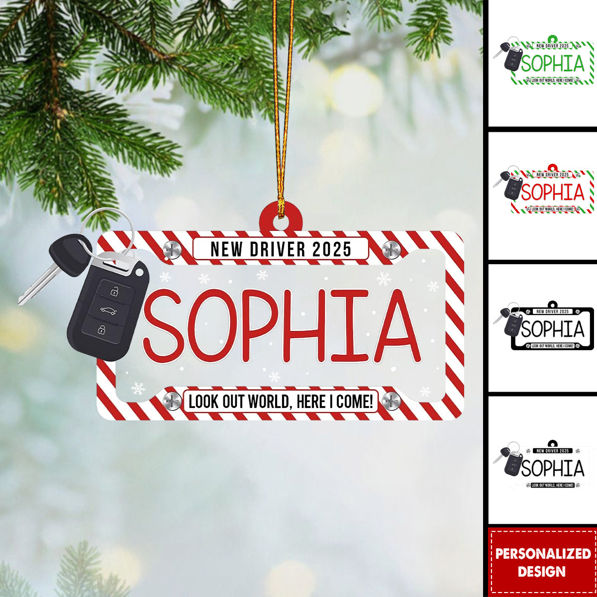 Personalized New Driver Ornament-Gift for New Drivers
