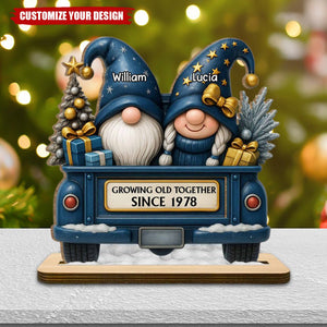 Growing Old Together Since, On Holiday Bus, Gift For Couples