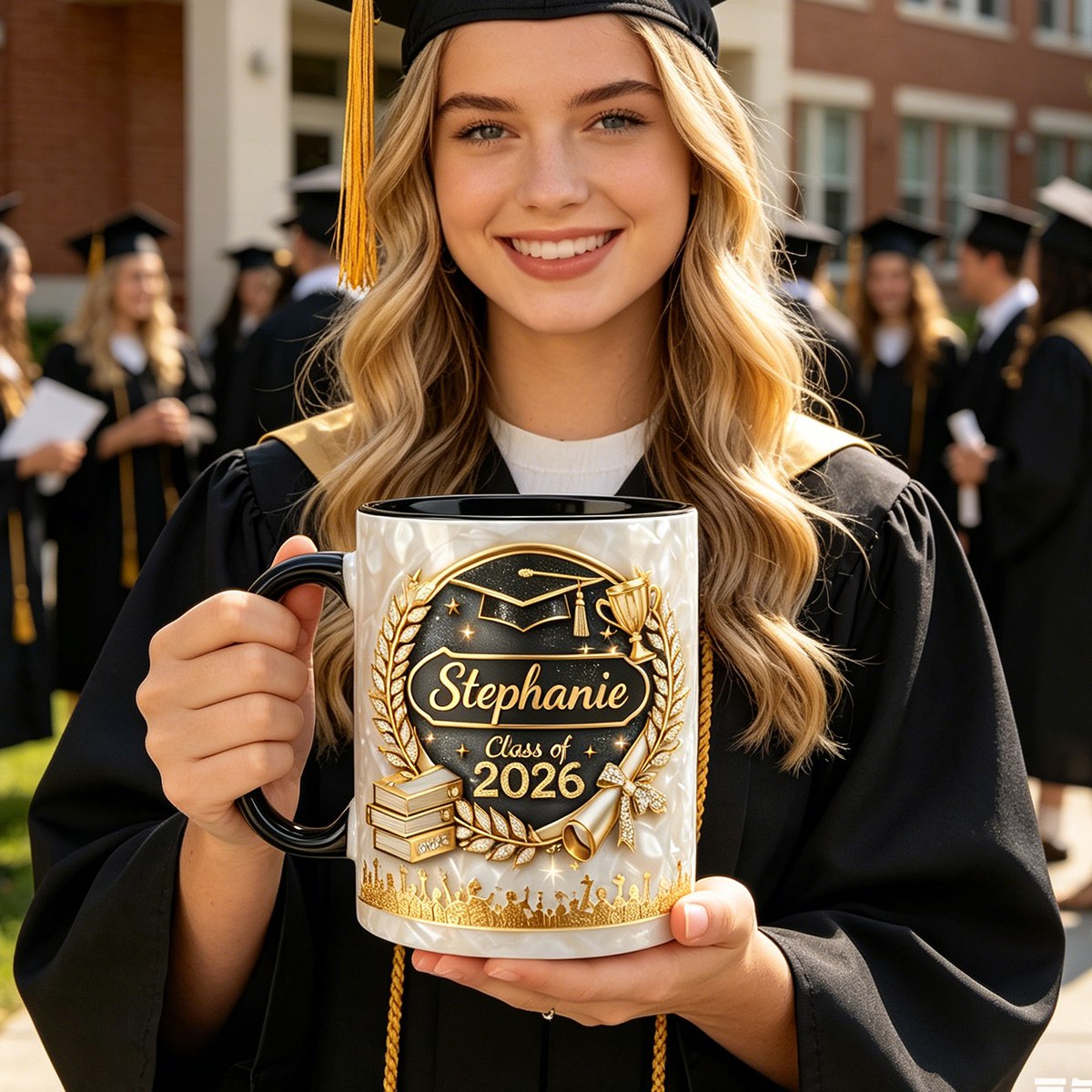 Personalized Graduation Mug 2026, Custom Name Mug Class of 2026 Gift