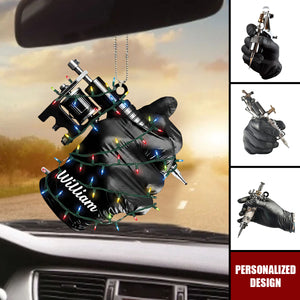 Personalized Tattoo Machine Car Ornament-Tattoo Artist Gift