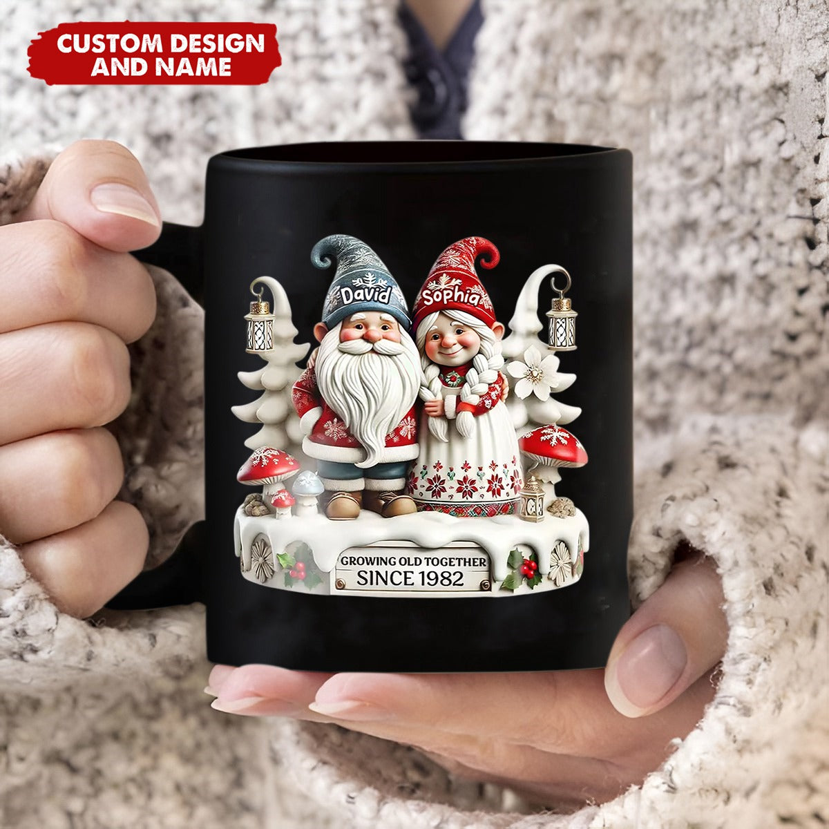 Personalized Couple Together Mug - Gift For Couple,Husband, Wife