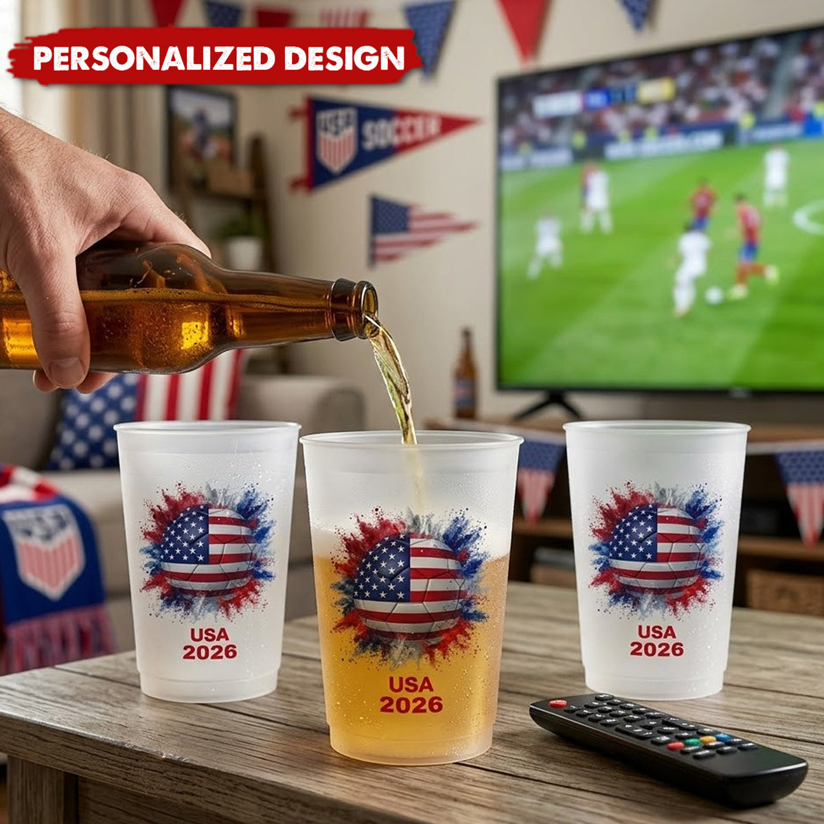 Custom Country Flags-Personalized Cups