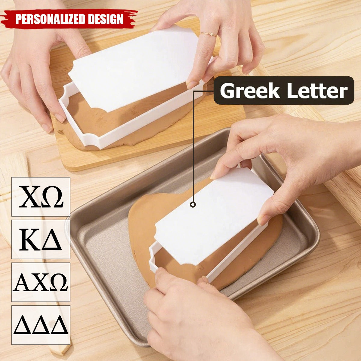 Personalized Greek Letter Cookie Cutter-Gift for Friends,DIY Baking Lover
