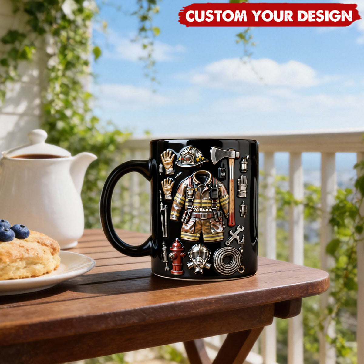 Proud Firefighter - Personalized Firefighter Mug