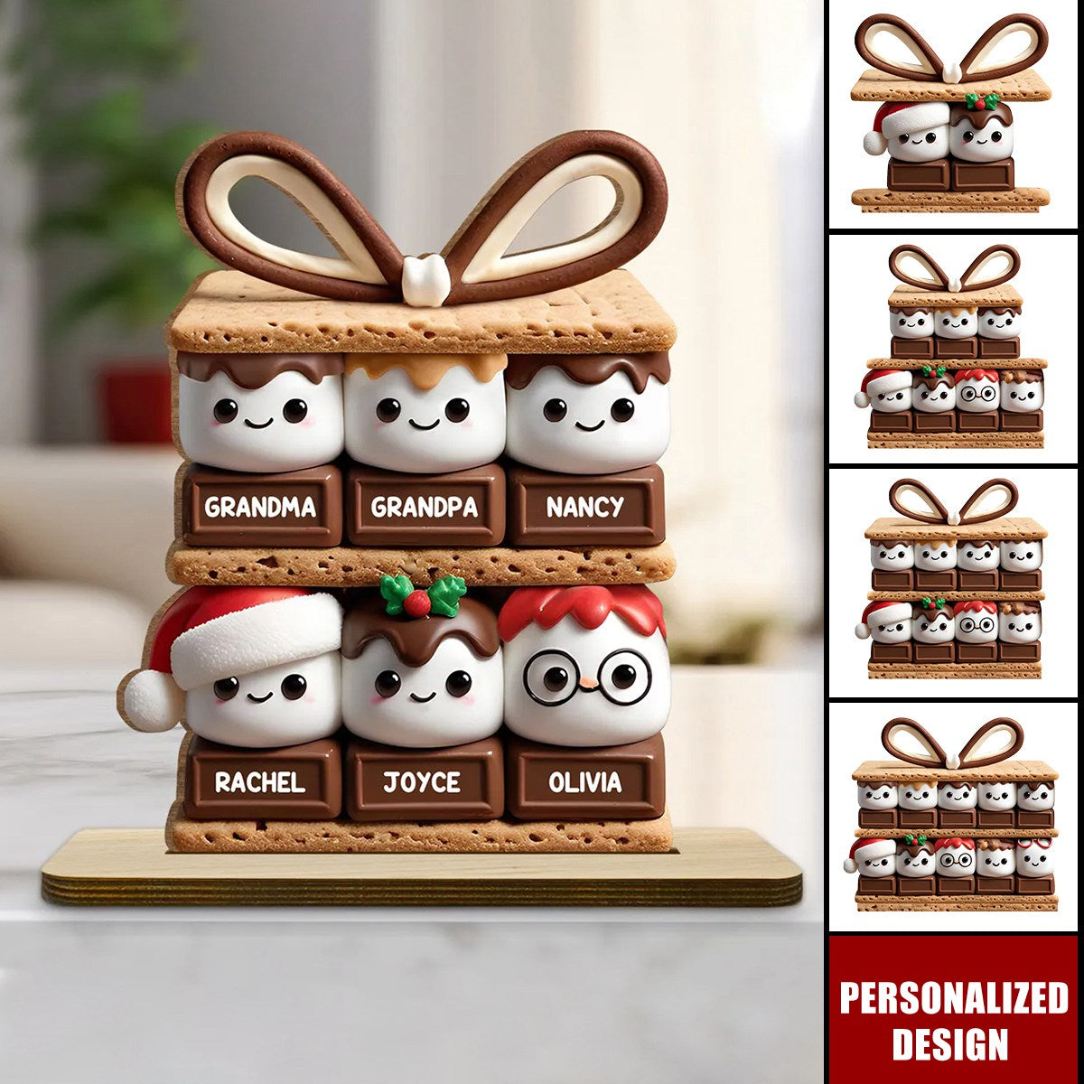 Happy Smores-Personalized Wood Plaque