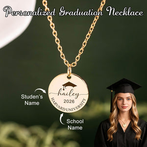 Personalized Graduation Necklace-Memorial Gifts
