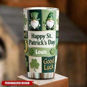 Happy St. Patrick's Day-Personalized Irish Tumbler