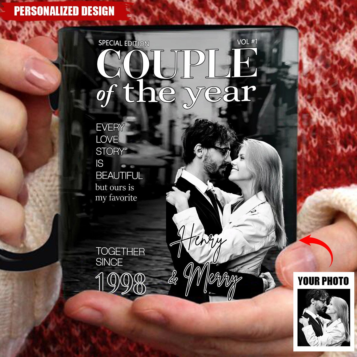 Choosing You Feels So Right-Personalized Couple Mug-Anniversary Wedding Gifts For Husband And Wife