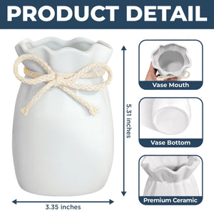 Personalized Flower Vase With Ribbon - Personalized Mother's Day Birthday Gifts For Daughter - You Carry Love So Beautifully