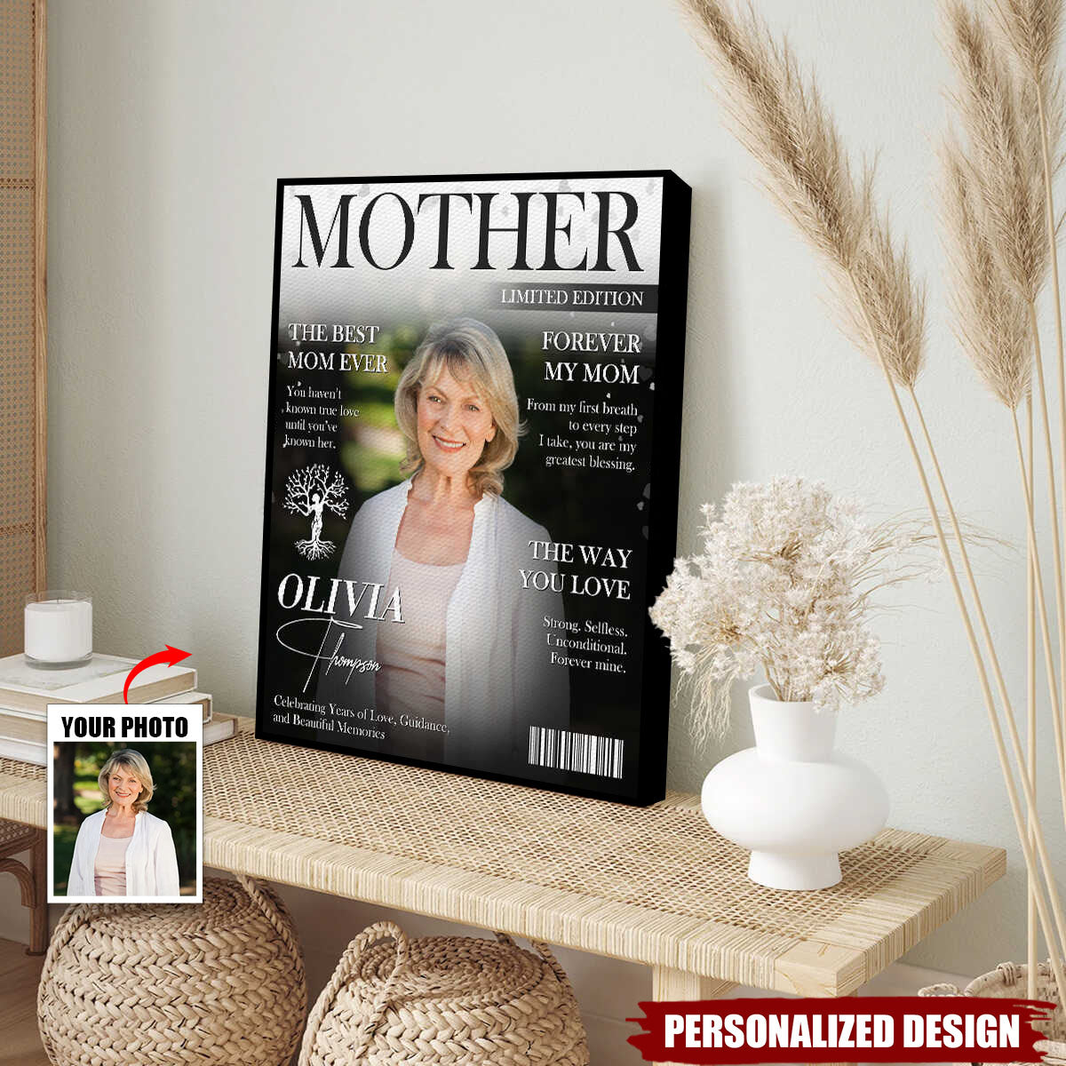 Personalized Mother Magazine Poster-Mother Appreciation Gift