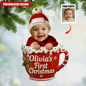 Baby’s First Christmas-Personalized Ornament-New Baby Holiday Keepsake Gift