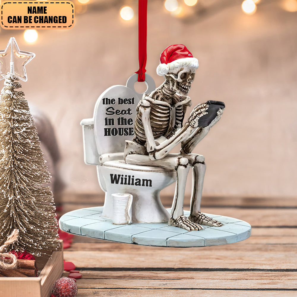 The Best Seat In The House, Personalized Acrylic Christmas Ornament