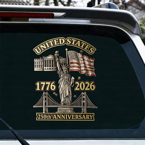 250th Anniversary - Car Window Decal Sticker