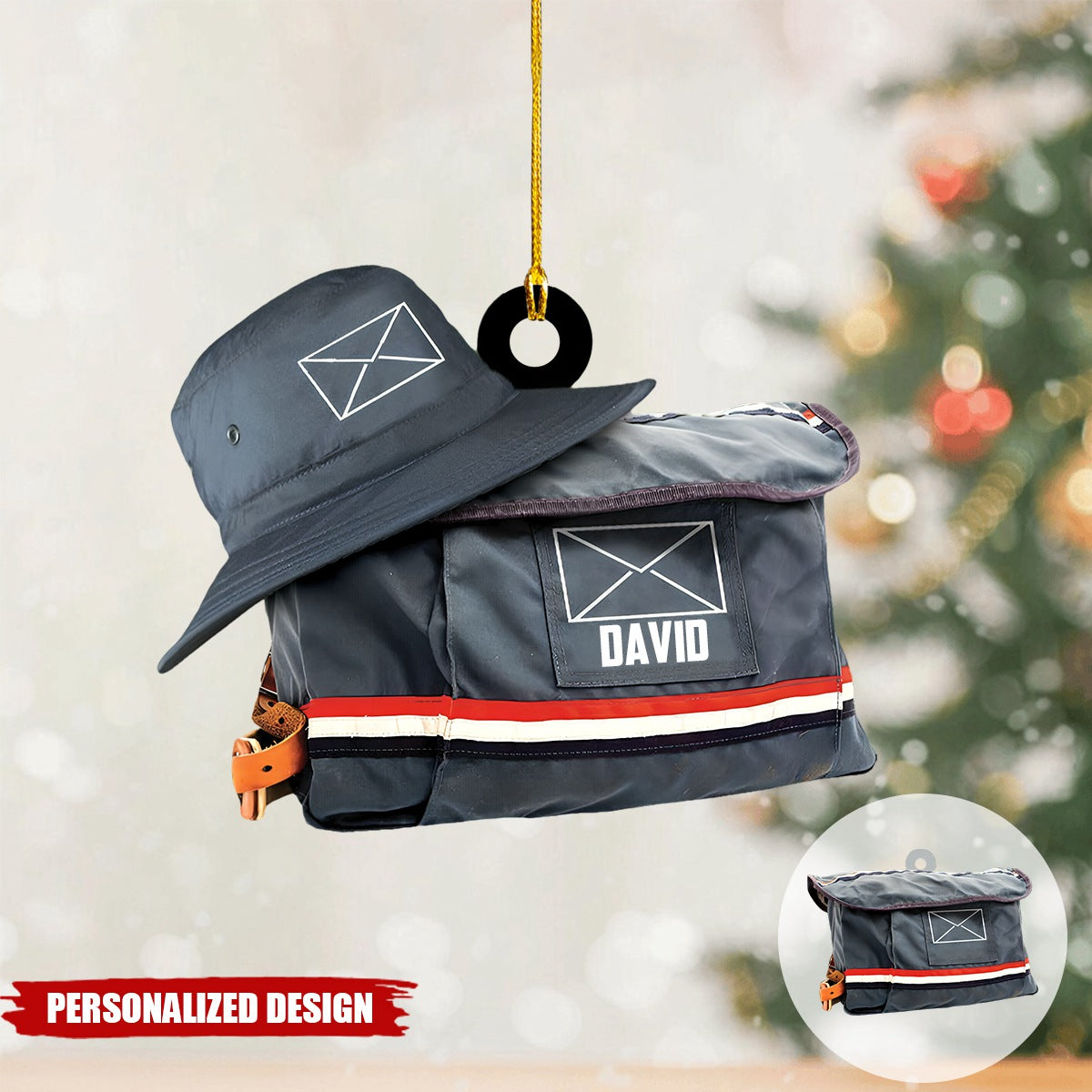 Personalized Postal Worker Ornament-Gift For Mail Carrier-2024 New Release