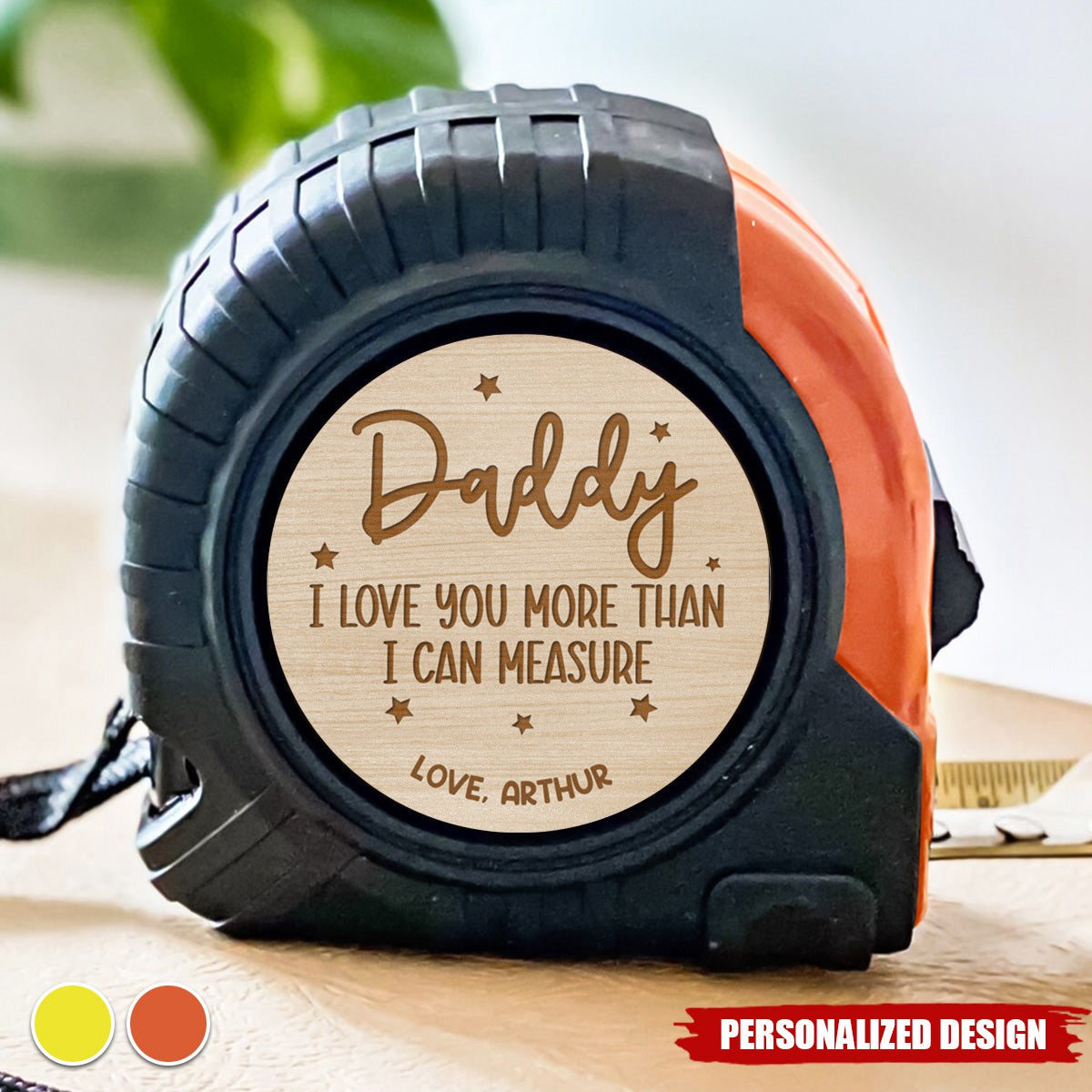 We Love You-Personalized Custom Tape Measure