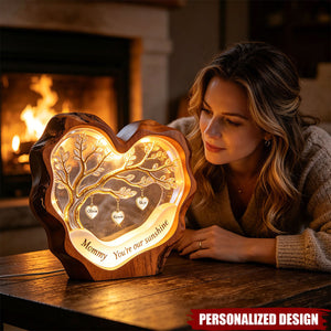 Sweet Little Love Heart Light Box-Personalized Gifts For Mom
