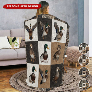 Love Hunting-Personalized Hunting Blanket