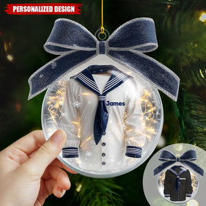 Personalized Sailor Uniform Christmas Ornament-Gift For Sailor