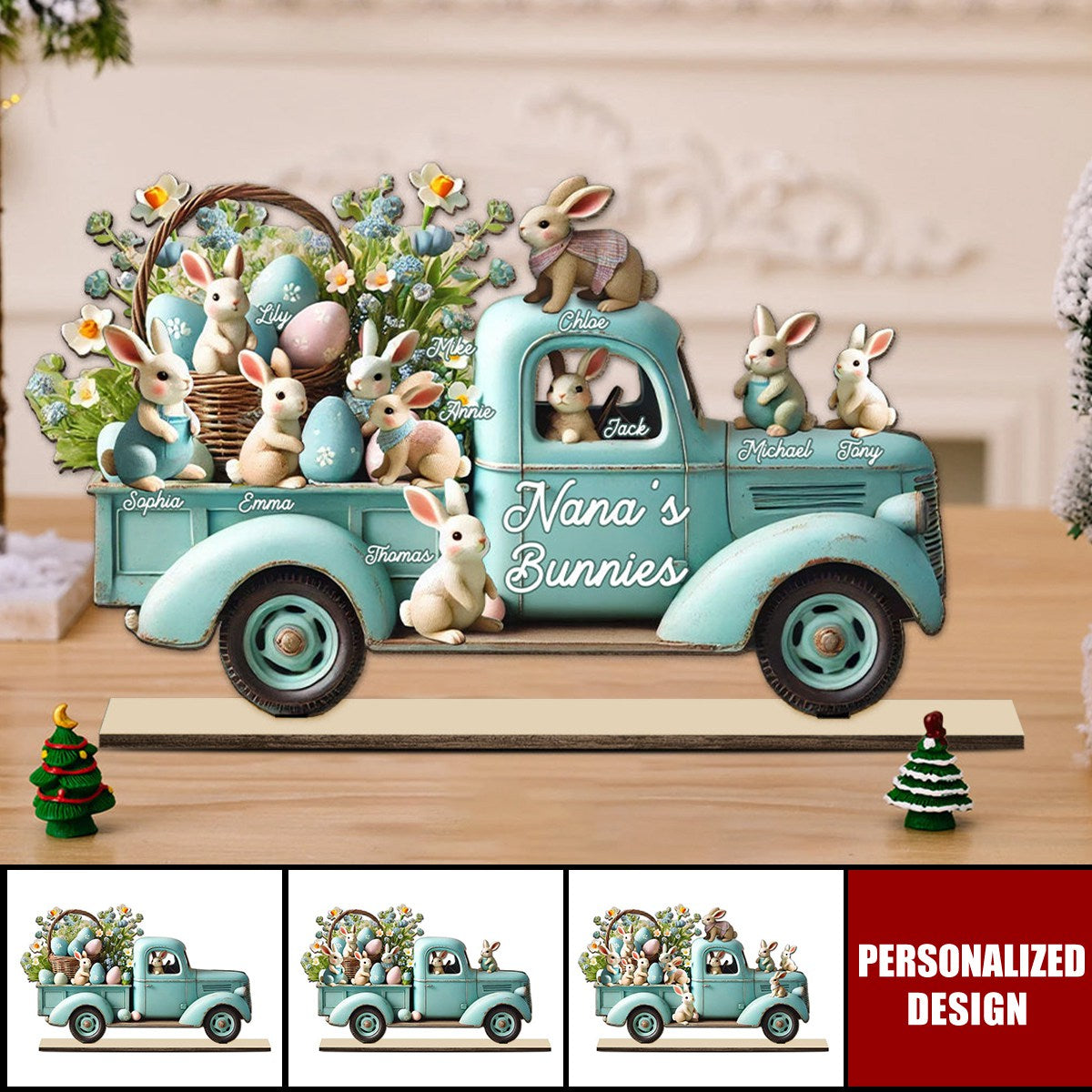 Nana's ... Bunnies-Personalized Grandma Big Freestanding