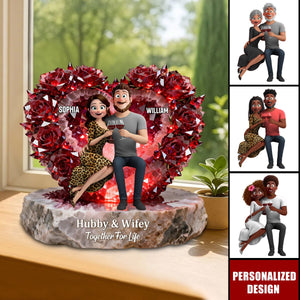 Together For Life-Personalized Couples Acrylic Plaque-Gifts For Couples