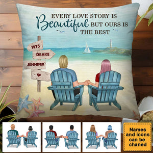 And So Together We Build A Life We Loved - Personalized Pillow