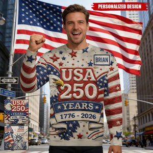 US 250th Anniversary-Personalized T-Shirt/Sweatshirt