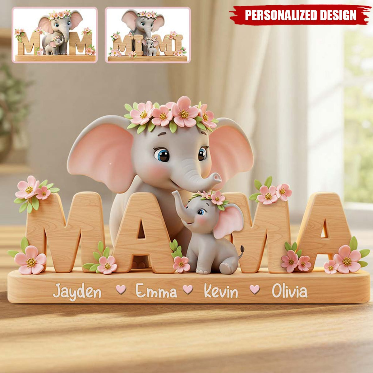 Best Mom/ Grandma Ever-Personalized Mother Plaque