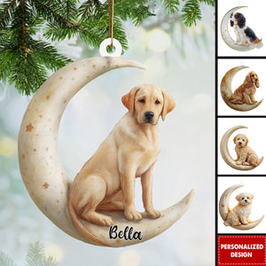 Personalized Cute Dog Acrylic Ornament