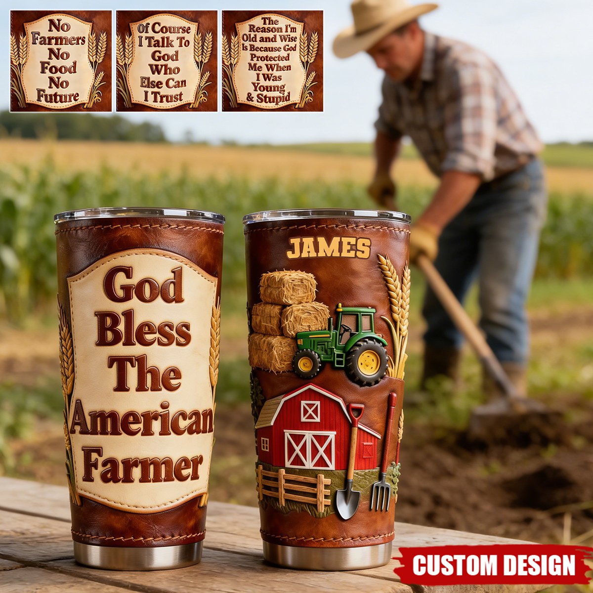 Farmer Life - Personalized Farmer Tumbler