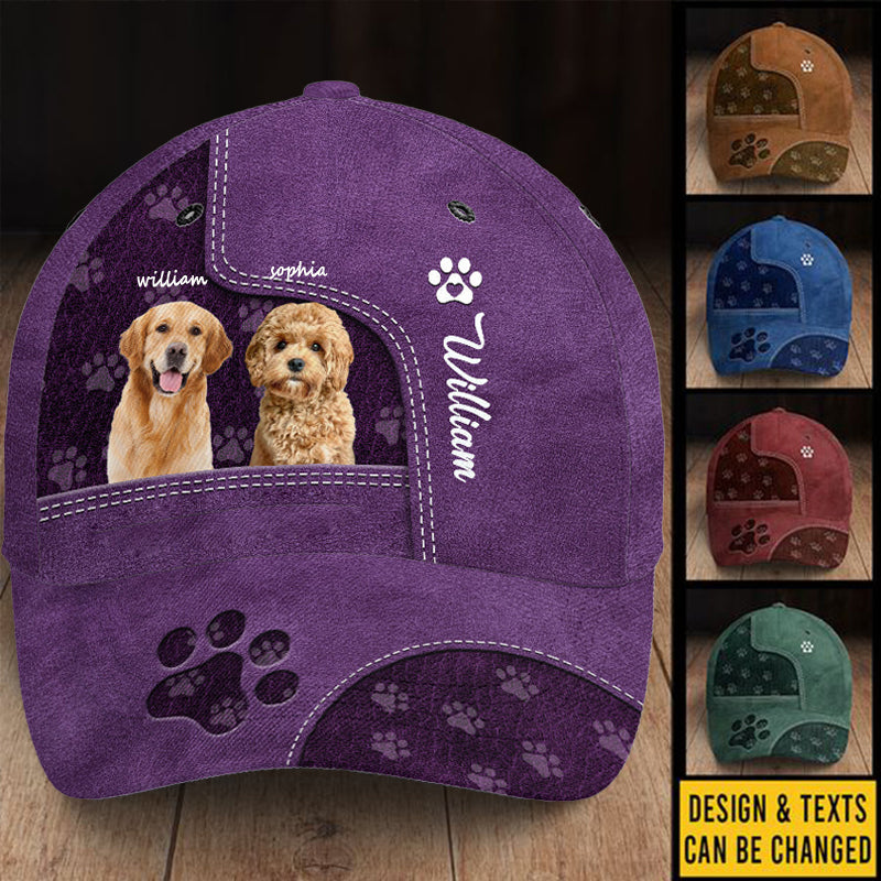 Custom Photo Bring Joy To Your World - Dog & Cat Personalized Custom Hat, All Over Print Classic Cap - Gift For Pet Owners, Pet Lovers