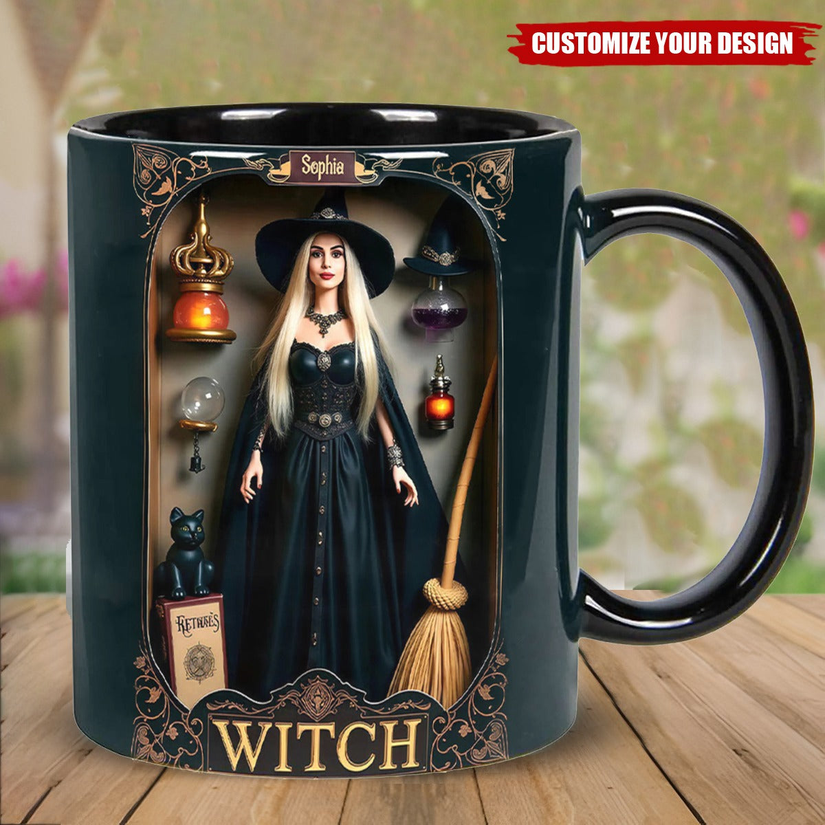 Magical Witch - Personalized Witch Custom Coffee Mug