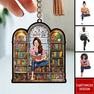 Personalized Gifts For Book Lover Acrylic Keychain