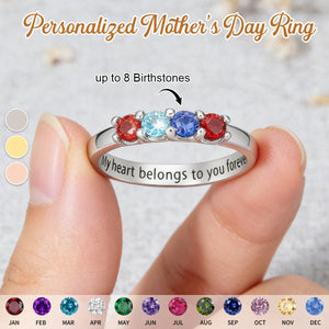 Personalized Birthstones-Mother's Day Gift for Mom Grandma