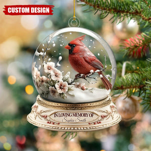 In Loving Memory - Personalized Memorial Custom Shaped Acrylic Ornament