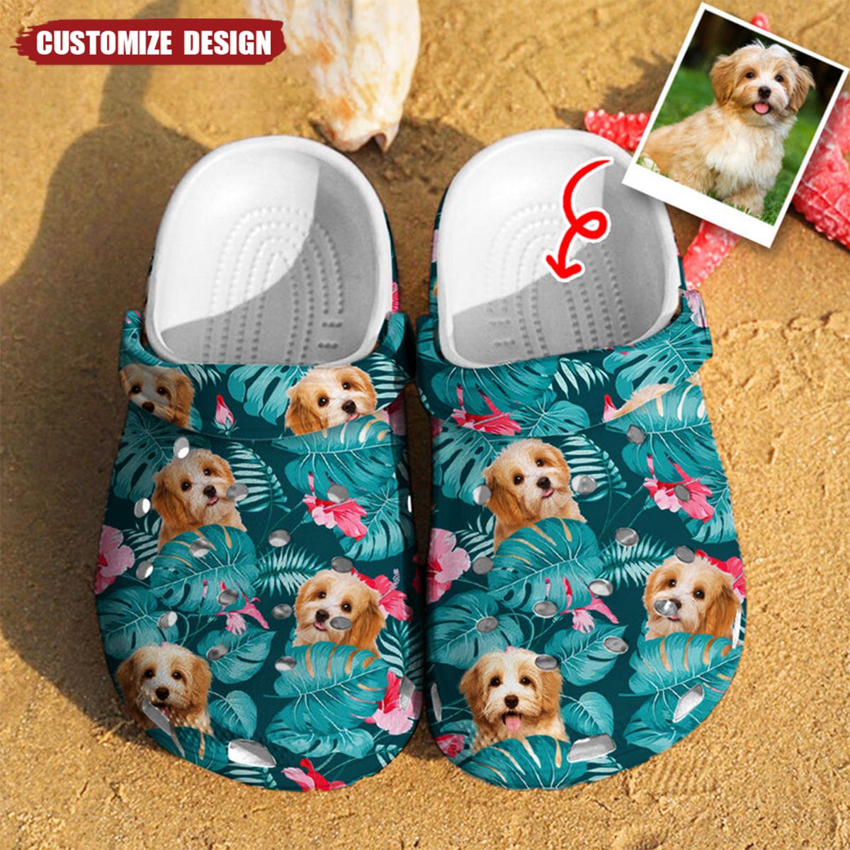 Upload Photo Pet Personalized Clog