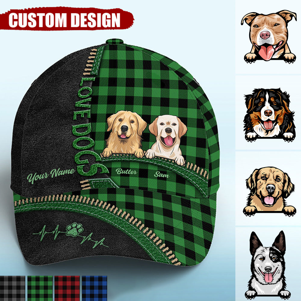 My Kids Have Paws - Dog Personalized Custom Hat, All Over Print Classic Cap - Christmas Gift For Pet Owners, Pet Lovers