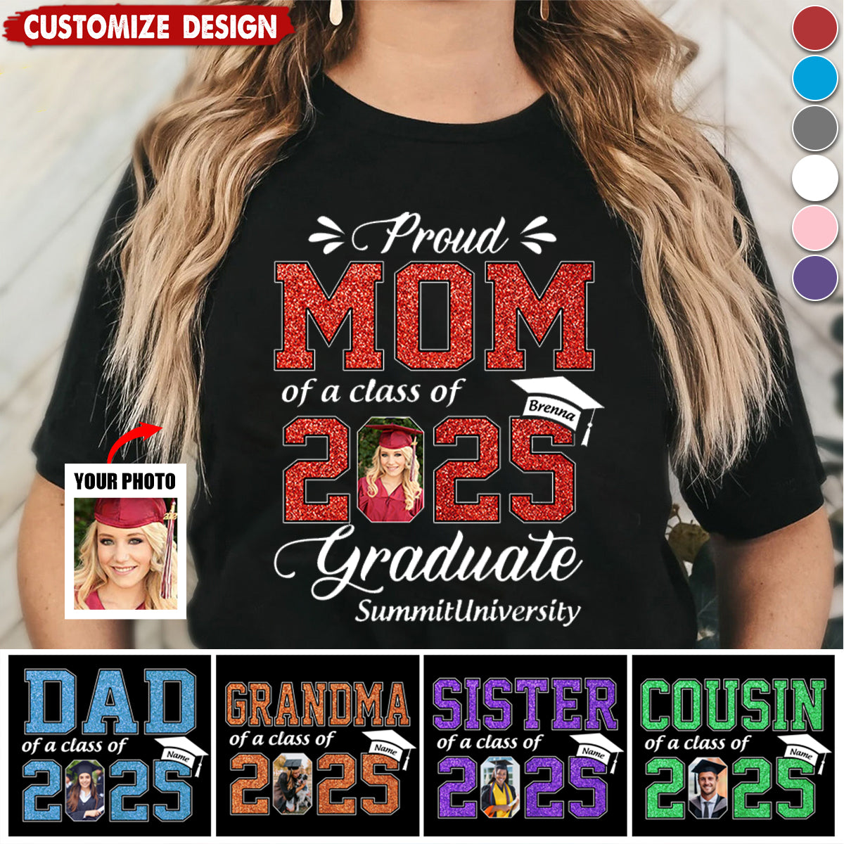 Personalized Graduation Shirts - Gifts For Family Member Graduation Shirt