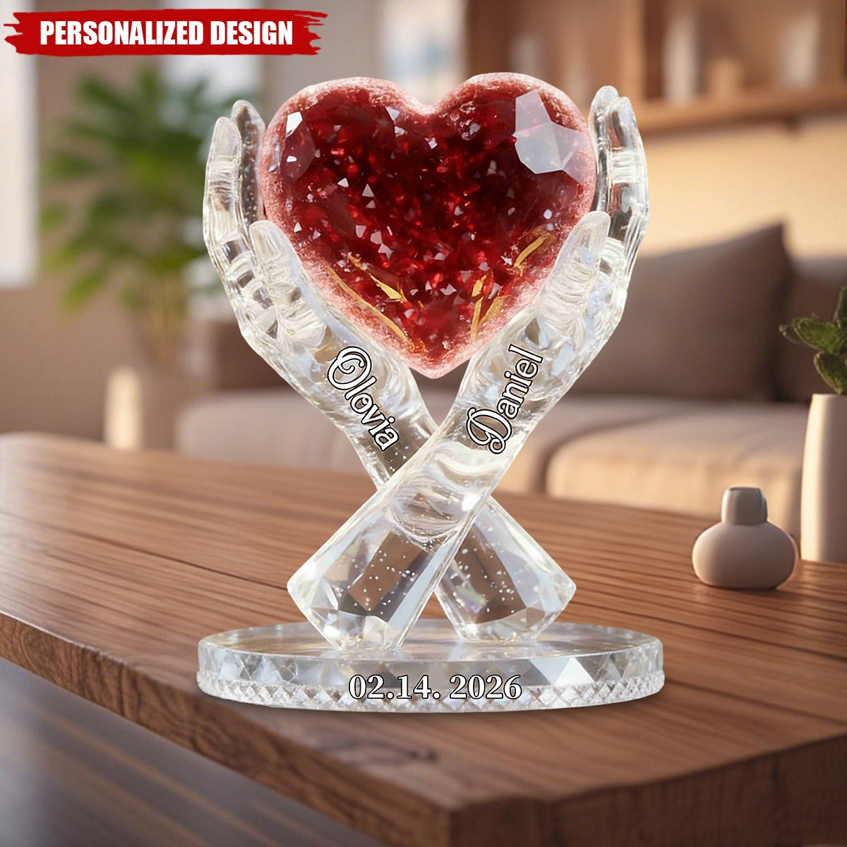 Personalized Couple Acrylic Plaque-Gift For Couple