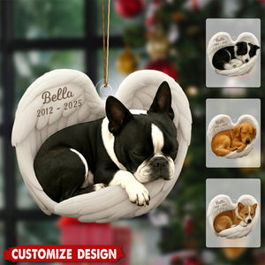 Personalized Dog Heaven Ornament - Gifts For Dog Loss