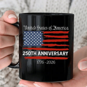 USA 250th Anniversary Patriotic Semiquincentennial Mug