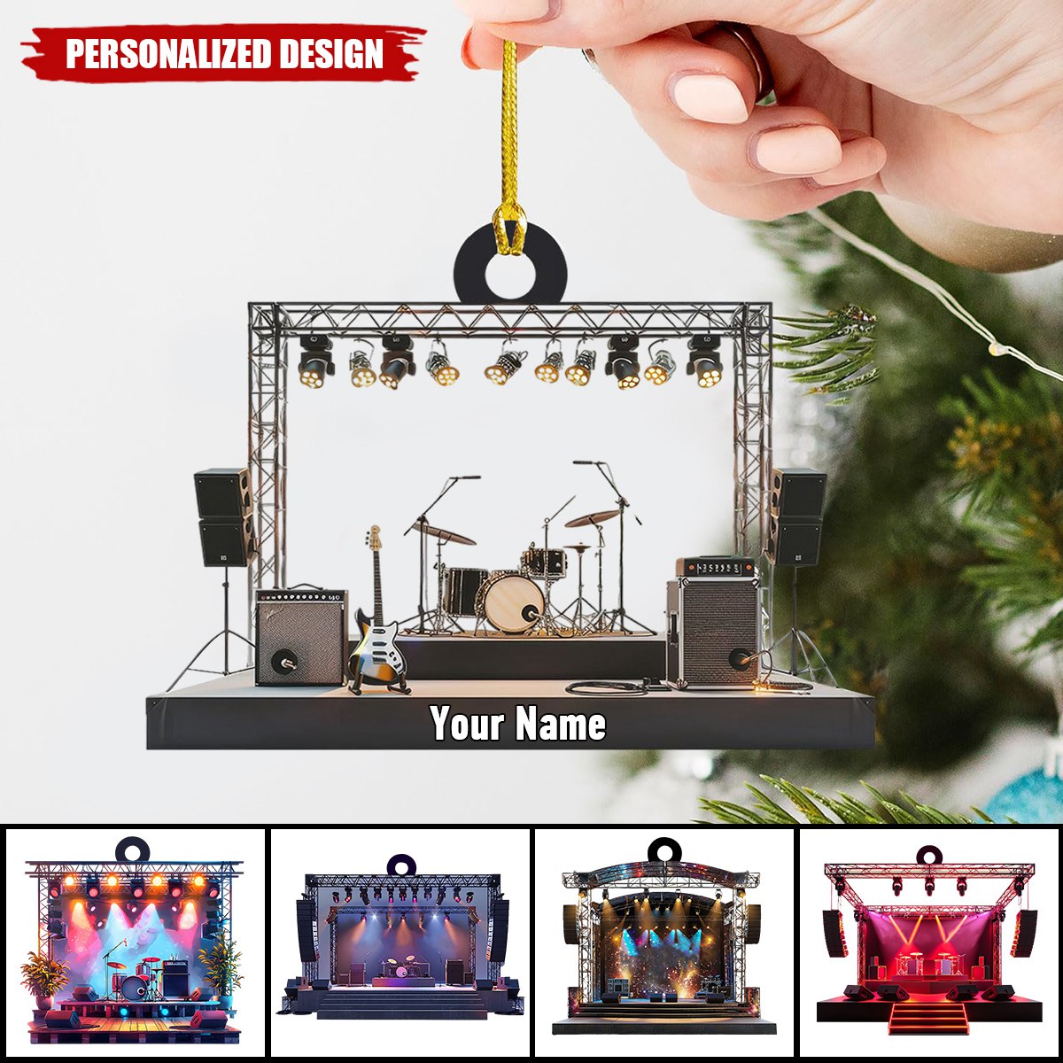 Personalized Stage Ornament-Gift For Musician-2024 New Release