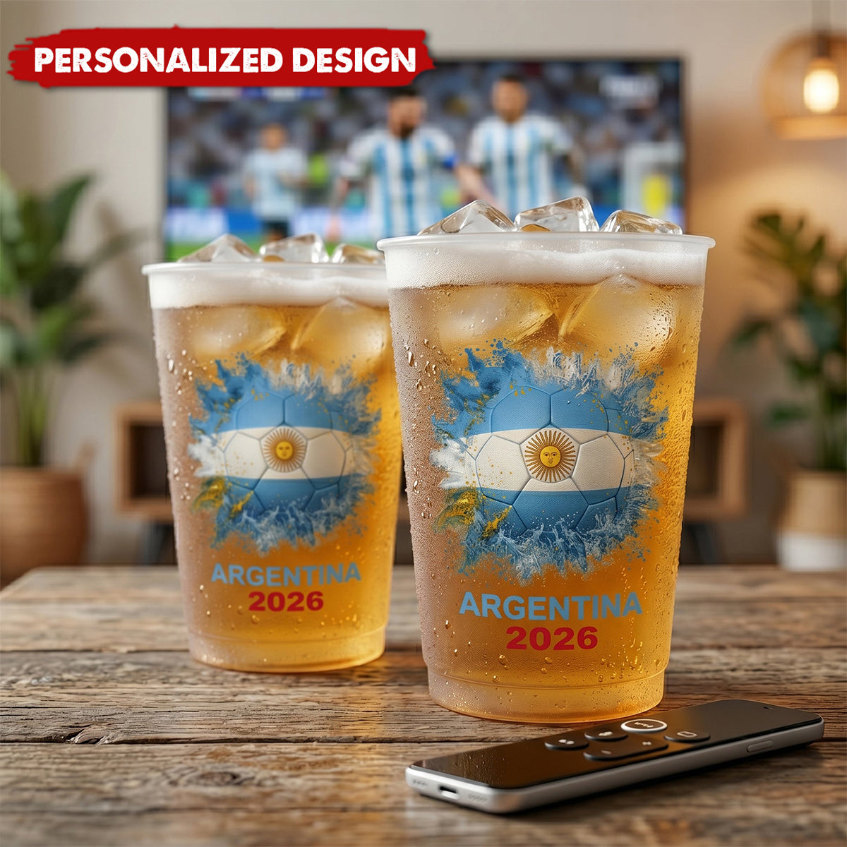 Custom Country Flags-Personalized Cups