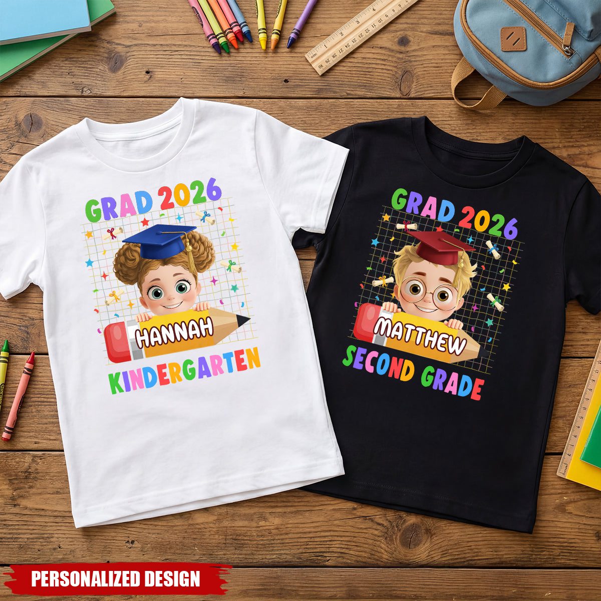 Graduation 2026-Personalized Kid T-Shirt