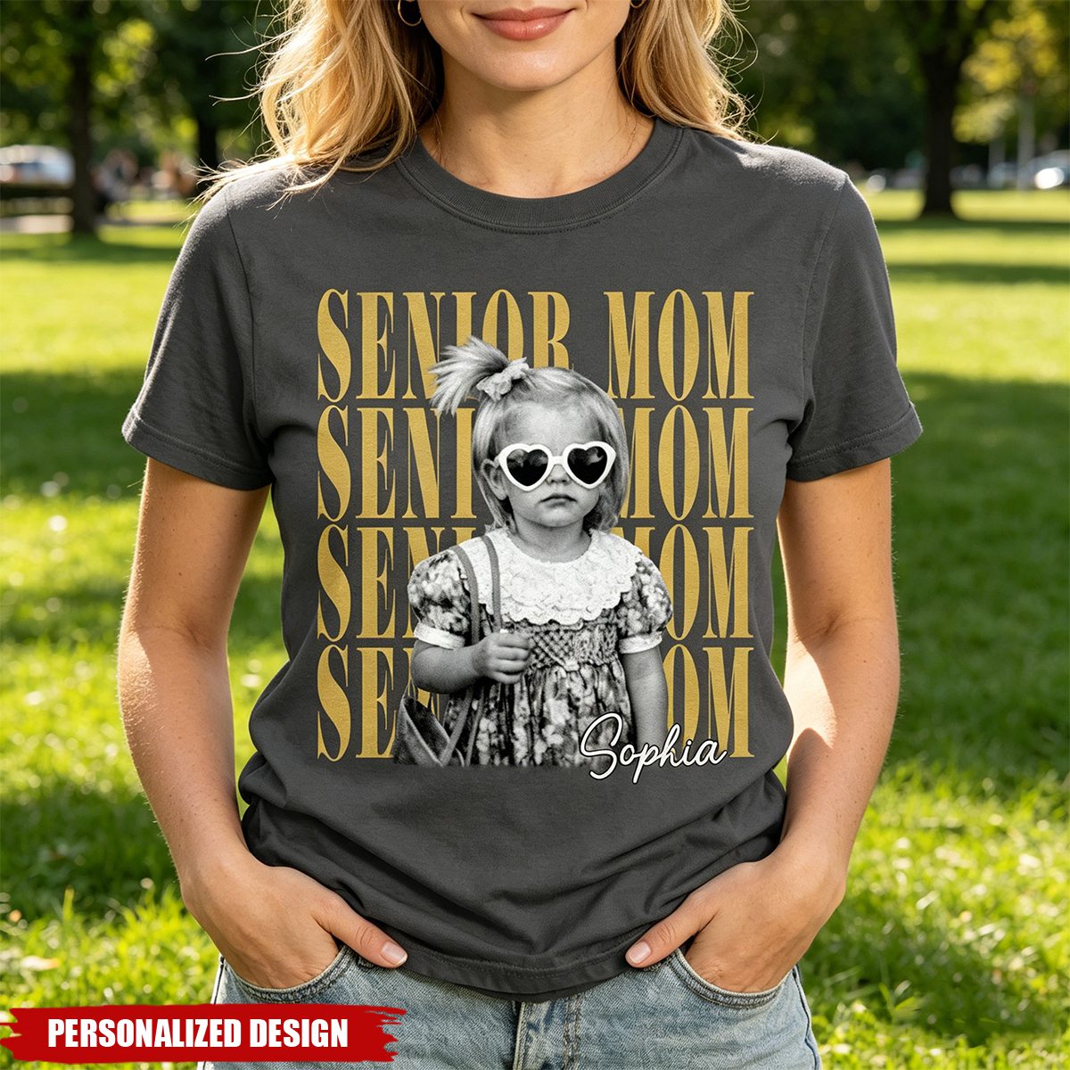 Vintage Photo And Year Senior - Personalized Shirt