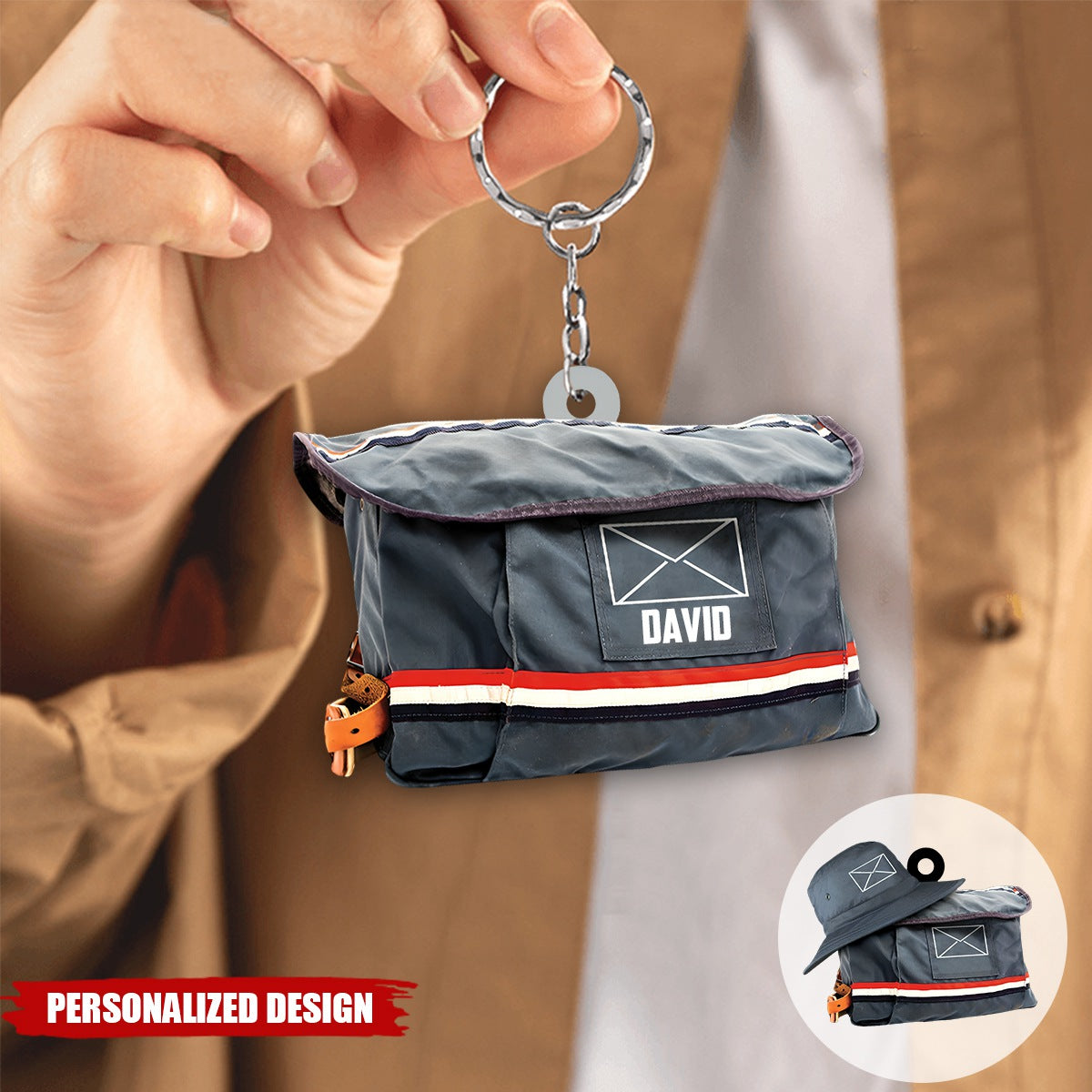 Personalized Postal Worker Keychain-Gift For Mail Carrier-2024 New Release