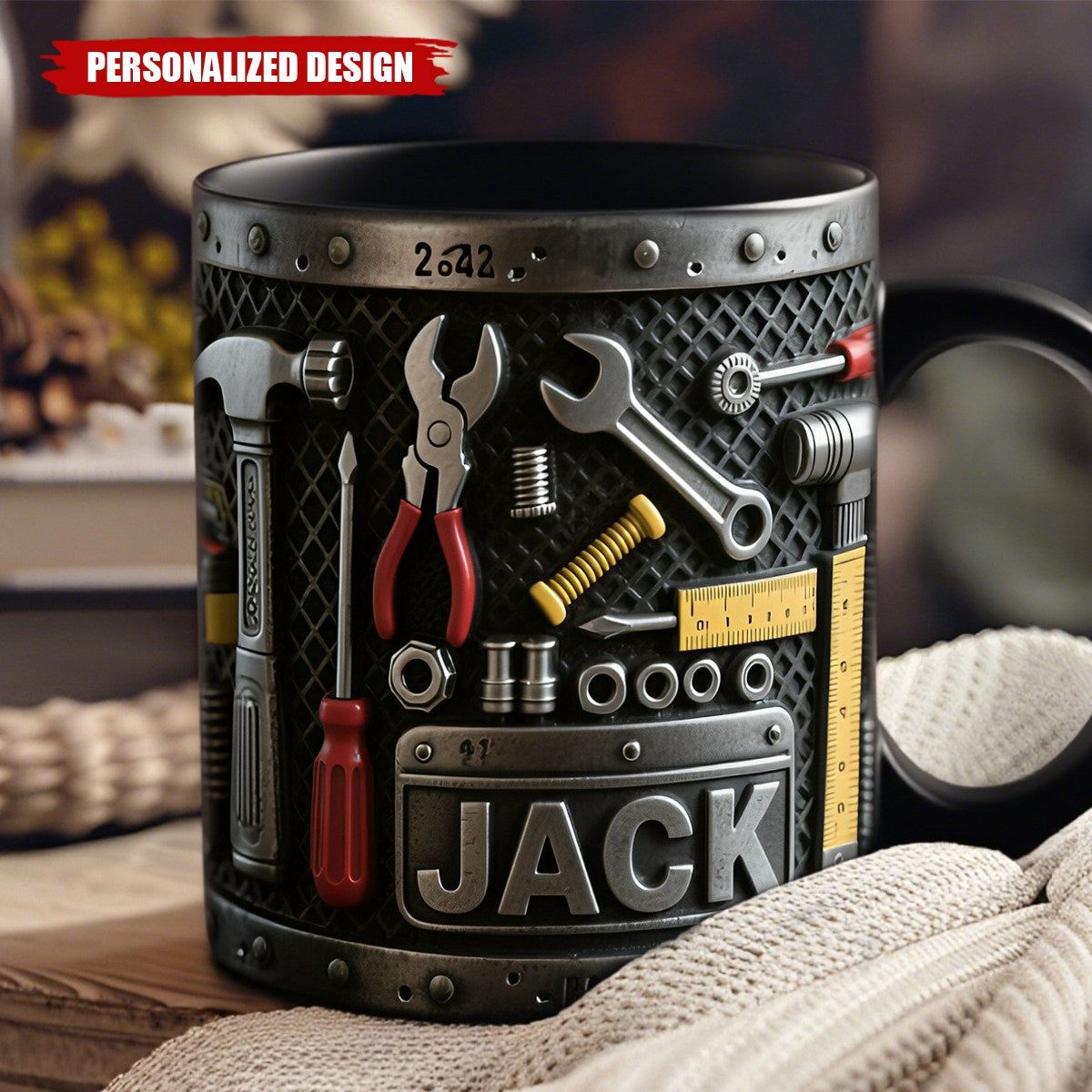 Personalized Toolbox Themed Mug