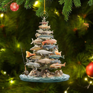 Fishing Christmas Ornament-Gift For Fisherman