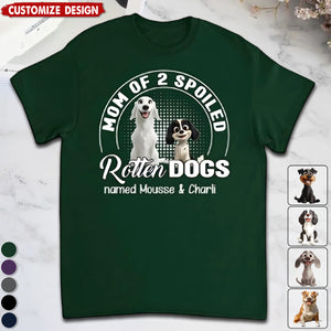 Spoiled Rotten Dog Chibi Cartoon - Personalized Unisex T-shirt